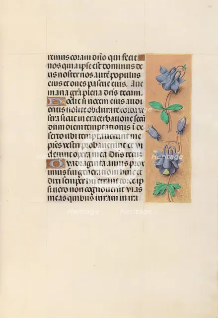 Hours of Queen Isabella the Catholic, Queen of Spain: Fol. 99r, c. 1500. Creator: Master of the First Prayerbook of Maximillian (Flemish, c. 1444-1519); Associates, and.