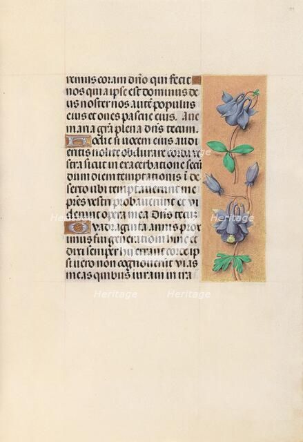 Hours of Queen Isabella the Catholic, Queen of Spain: Fol. 99r, c. 1500. Creator: Master of the First Prayerbook of Maximillian (Flemish, c. 1444-1519); Associates, and.