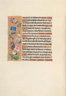 Hours of Queen Isabella the Catholic, Queen of Spain: Fol. 100v, c. 1500. Creator: Master of the First Prayerbook of Maximillian (Flemish, c. 1444-1519); Associates, and