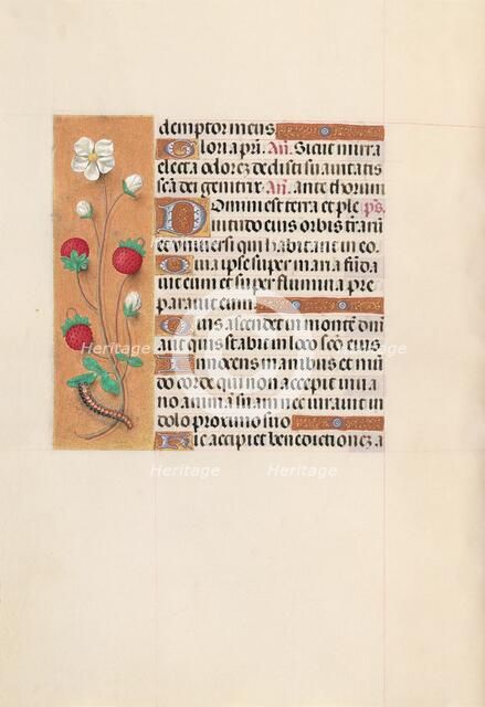 Hours of Queen Isabella the Catholic, Queen of Spain: Fol. 102v, c. 1500. Creator: Master of the First Prayerbook of Maximillian (Flemish, c. 1444-1519); Associates, and.