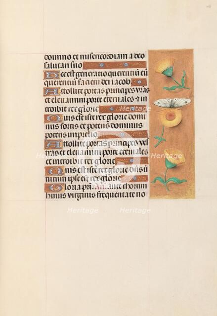 Hours of Queen Isabella the Catholic, Queen of Spain: Fol. 103r, c. 1500. Creator: Master of the First Prayerbook of Maximillian (Flemish, c. 1444-1519); Associates, and.