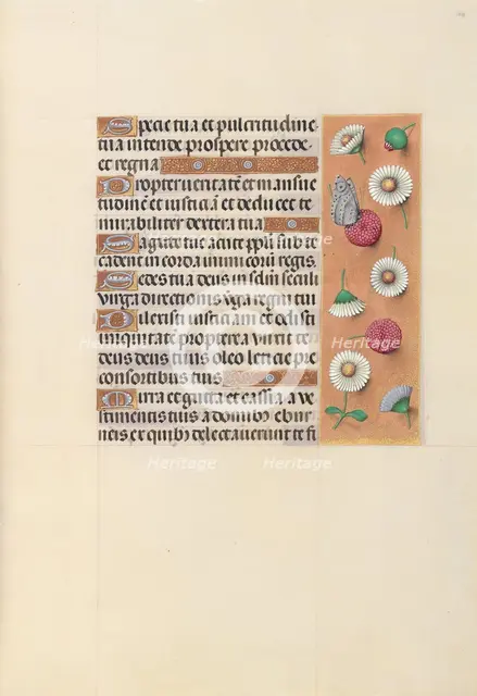 Hours of Queen Isabella the Catholic, Queen of Spain: Fol. 104r, c. 1500. Creator: Master of the First Prayerbook of Maximillian (Flemish, c. 1444-1519); Associates, and.