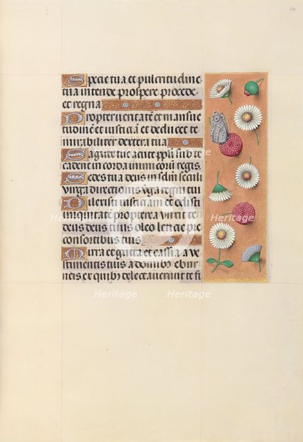 Hours of Queen Isabella the Catholic, Queen of Spain: Fol. 104r, c. 1500. Creator: Master of the First Prayerbook of Maximillian (Flemish, c. 1444-1519); Associates, and.