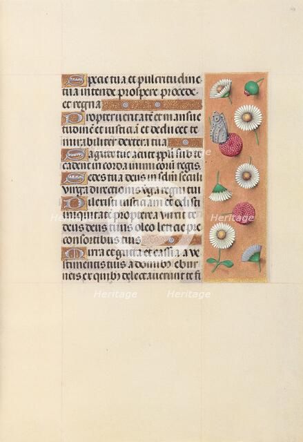 Hours of Queen Isabella the Catholic, Queen of Spain: Fol. 104r, c. 1500. Creator: Master of the First Prayerbook of Maximillian (Flemish, c. 1444-1519); Associates, and.