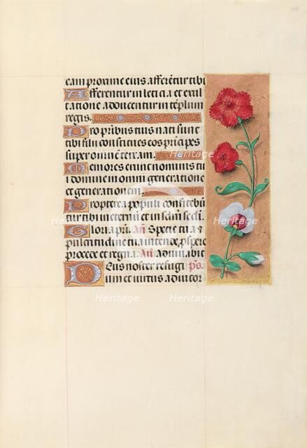 Hours of Queen Isabella the Catholic, Queen of Spain: Fol. 105r, c. 1500. Creator: Master of the First Prayerbook of Maximillian (Flemish, c. 1444-1519); Associates, and.