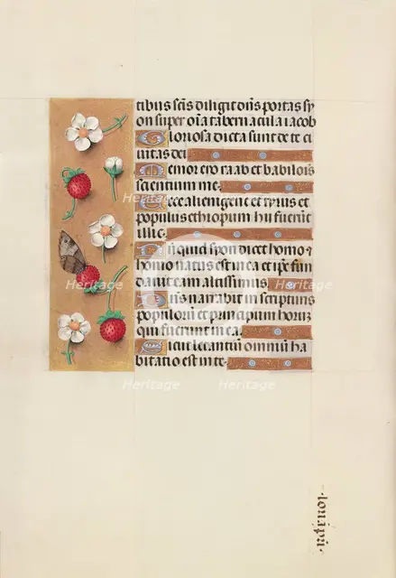 Hours of Queen Isabella the Catholic, Queen of Spain: Fol. 106v, c. 1500. Creator: Master of the First Prayerbook of Maximillian (Flemish, c. 1444-1519); Associates, and.