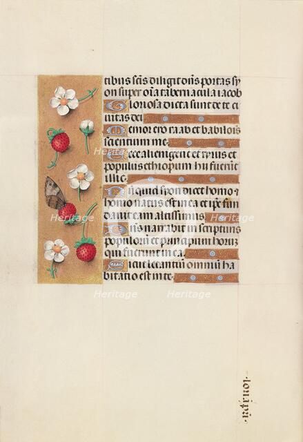 Hours of Queen Isabella the Catholic, Queen of Spain: Fol. 106v, c. 1500. Creator: Master of the First Prayerbook of Maximillian (Flemish, c. 1444-1519); Associates, and.