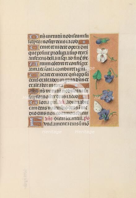 Hours of Queen Isabella the Catholic, Queen of Spain: Fol. 106r, c. 1500. Creator: Master of the First Prayerbook of Maximillian (Flemish, c. 1444-1519); Associates, and.