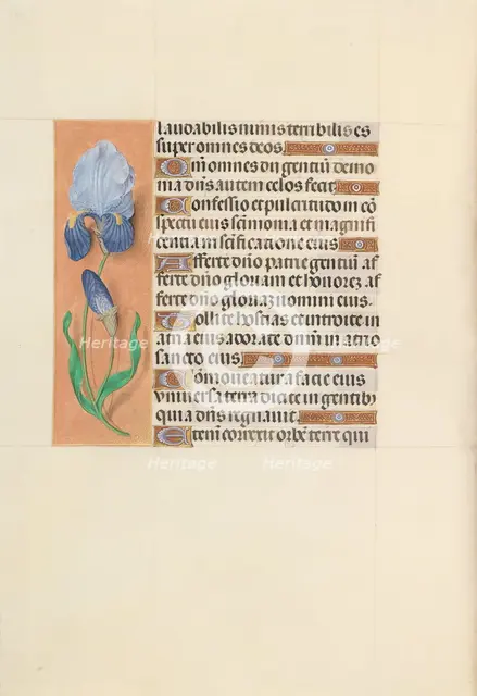 Hours of Queen Isabella the Catholic, Queen of Spain: Fol. 107v, c. 1500. Creator: Master of the First Prayerbook of Maximillian (Flemish, c. 1444-1519); Associates, and.