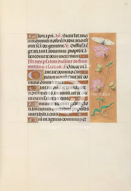 Hours of Queen Isabella the Catholic, Queen of Spain: Fol. 107r, c. 1500. Creator: Master of the First Prayerbook of Maximillian (Flemish, c. 1444-1519); Associates, and.