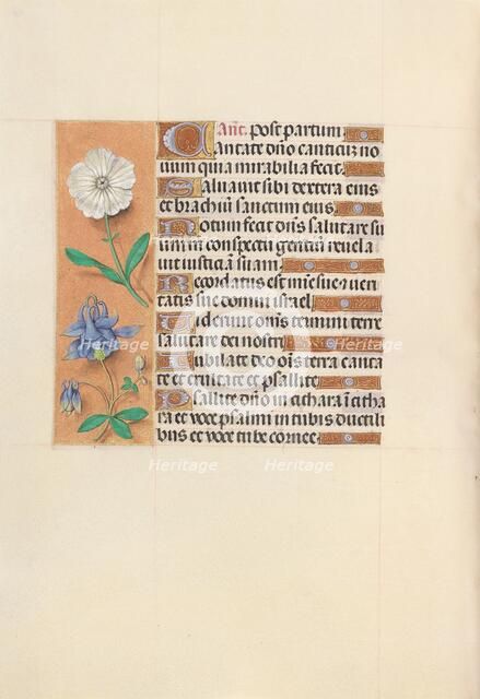 Hours of Queen Isabella the Catholic, Queen of Spain: Fol. 109v, c. 1500. Creator: Master of the First Prayerbook of Maximillian (Flemish, c. 1444-1519); Associates, and.