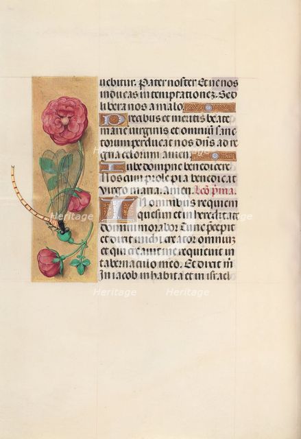 Hours of Queen Isabella the Catholic, Queen of Spain: Fol. 110v, c. 1500. Creator: Master of the First Prayerbook of Maximillian (Flemish, c. 1444-1519); Associates, and.