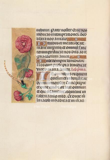 Hours of Queen Isabella the Catholic, Queen of Spain: Fol. 110v, c. 1500. Creator: Master of the First Prayerbook of Maximillian (Flemish, c. 1444-1519); Associates, and.