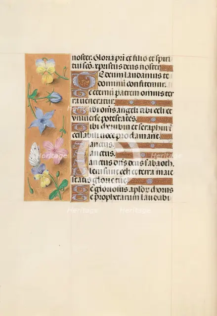 Hours of Queen Isabella the Catholic, Queen of Spain: Fol. 112v, c. 1500. Creator: Master of the First Prayerbook of Maximillian (Flemish, c. 1444-1519); Associates, and.