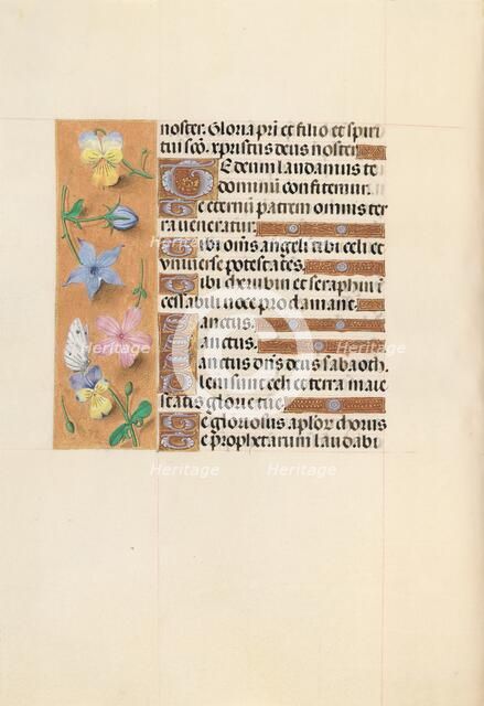 Hours of Queen Isabella the Catholic, Queen of Spain: Fol. 112v, c. 1500. Creator: Master of the First Prayerbook of Maximillian (Flemish, c. 1444-1519); Associates, and.