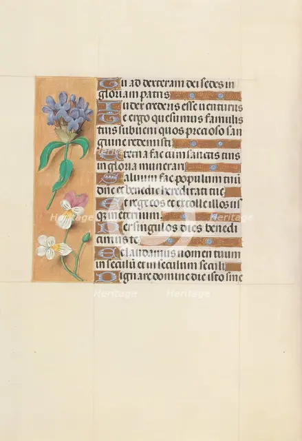 Hours of Queen Isabella the Catholic, Queen of Spain: Fol. 113v, c. 1500. Creator: Master of the First Prayerbook of Maximillian (Flemish, c. 1444-1519); Associates, and.
