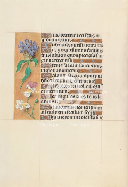 Hours of Queen Isabella the Catholic, Queen of Spain: Fol. 113v, c. 1500. Creator: Master of the First Prayerbook of Maximillian (Flemish, c. 1444-1519); Associates, and.