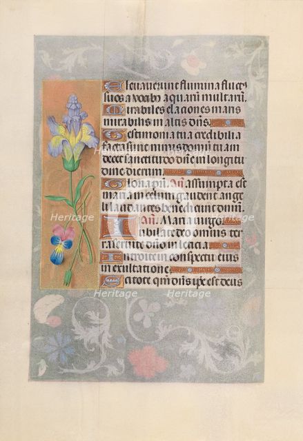 Hours of Queen Isabella the Catholic, Queen of Spain: Fol. 116v, c. 1500. Creator: Master of the First Prayerbook of Maximillian (Flemish, c. 1444-1519); Associates, and.