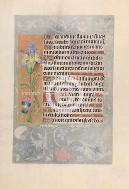 Hours of Queen Isabella the Catholic, Queen of Spain: Fol. 116v, c. 1500. Creator: Master of the First Prayerbook of Maximillian (Flemish, c. 1444-1519); Associates, and.