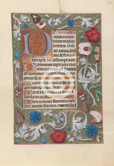 Hours of Queen Isabella the Catholic, Queen of Spain: Fol. 116r, c. 1500. Creator: Master of the First Prayerbook of Maximillian (Flemish, c. 1444-1519); Associates, and.