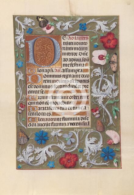 Hours of Queen Isabella the Catholic, Queen of Spain: Fol. 116r, c. 1500. Creator: Master of the First Prayerbook of Maximillian (Flemish, c. 1444-1519); Associates, and.