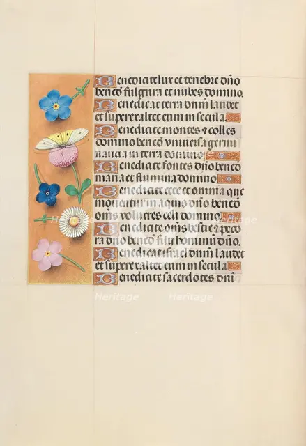 Hours of Queen Isabella the Catholic, Queen of Spain: Fol. 119v, c. 1500. Creator: Master of the First Prayerbook of Maximillian (Flemish, c. 1444-1519); Associates, and.