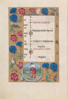 Hours of Queen Isabella the Catholic, Queen of Spain: Fol. 11v, October, c. 1500. Creator: Master of the First Prayerbook of Maximillian (Flemish, c. 1444-1519); Associates, and