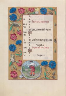 Hours of Queen Isabella the Catholic, Queen of Spain: Fol. 11v, October, c. 1500. Creator: Master of the First Prayerbook of Maximillian (Flemish, c. 1444-1519); Associates, and