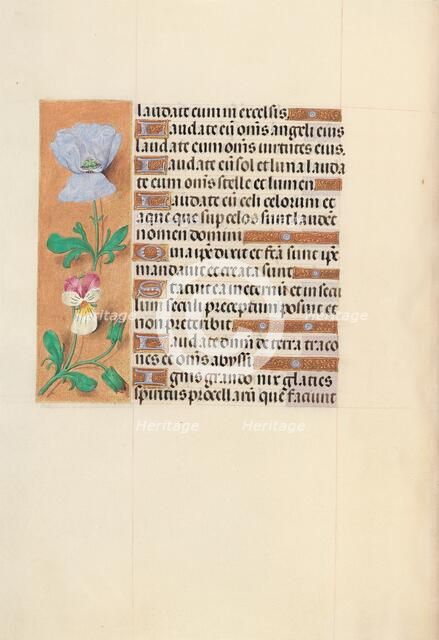 Hours of Queen Isabella the Catholic, Queen of Spain: Fol. 120v, c. 1500. Creator: Master of the First Prayerbook of Maximillian (Flemish, c. 1444-1519); Associates, and.
