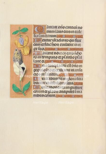 Hours of Queen Isabella the Catholic, Queen of Spain: Fol. 121v, c. 1500. Creator: Master of the First Prayerbook of Maximillian (Flemish, c. 1444-1519); Associates, and.