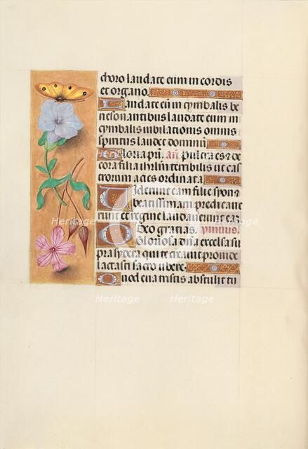 Hours of Queen Isabella the Catholic, Queen of Spain: Fol. 122v, c. 1500. Creator: Master of the First Prayerbook of Maximillian (Flemish, c. 1444-1519); Associates, and.