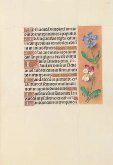 Hours of Queen Isabella the Catholic, Queen of Spain: Fol. 122r, c. 1500. Creator: Master of the First Prayerbook of Maximillian (Flemish, c. 1444-1519); Associates, and