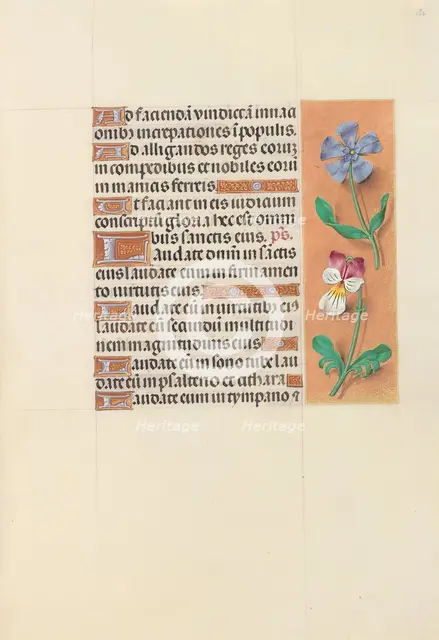 Hours of Queen Isabella the Catholic, Queen of Spain: Fol. 122r, c. 1500. Creator: Master of the First Prayerbook of Maximillian (Flemish, c. 1444-1519); Associates, and.