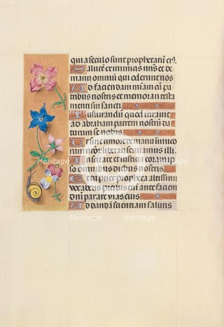 Hours of Queen Isabella the Catholic, Queen of Spain: Fol. 123v, c. 1500. Creator: Master of the First Prayerbook of Maximillian (Flemish, c. 1444-1519); Associates, and.