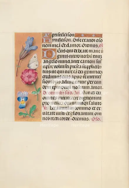 Hours of Queen Isabella the Catholic, Queen of Spain: Fol. 124v, c. 1500. Creator: Master of the First Prayerbook of Maximillian (Flemish, c. 1444-1519); Associates, and.