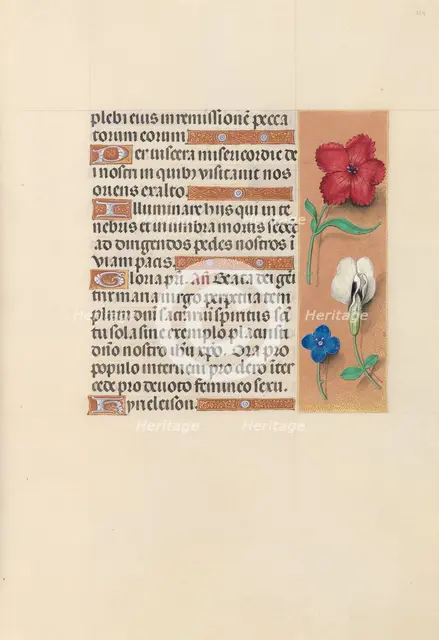 Hours of Queen Isabella the Catholic, Queen of Spain: Fol. 124r, c. 1500. Creator: Master of the First Prayerbook of Maximillian (Flemish, c. 1444-1519); Associates, and.