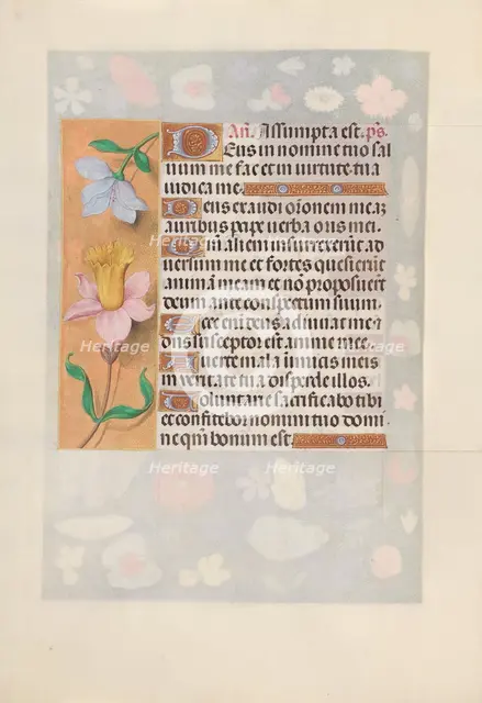 Hours of Queen Isabella the Catholic, Queen of Spain: Fol. 127v, c. 1500. Creator: Master of the First Prayerbook of Maximillian (Flemish, c. 1444-1519); Associates, and.