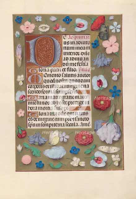 Hours of Queen Isabella the Catholic, Queen of Spain: Fol. 127r, c. 1500. Creator: Master of the First Prayerbook of Maximillian (Flemish, c. 1444-1519); Associates, and.