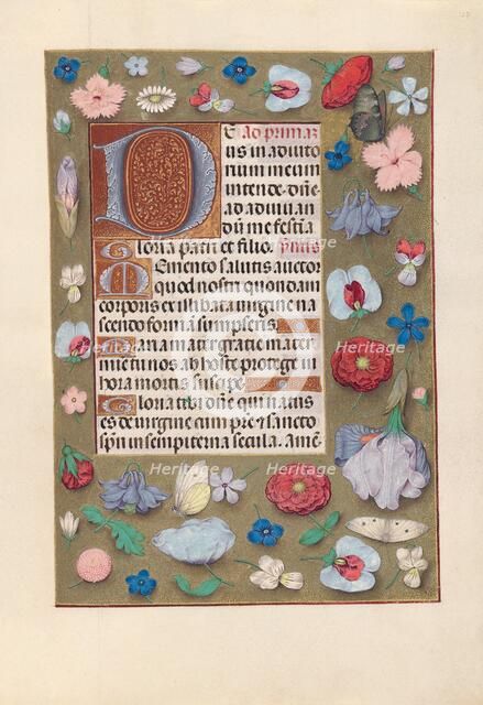 Hours of Queen Isabella the Catholic, Queen of Spain: Fol. 127r, c. 1500. Creator: Master of the First Prayerbook of Maximillian (Flemish, c. 1444-1519); Associates, and.