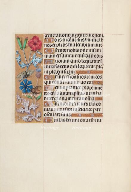 Hours of Queen Isabella the Catholic, Queen of Spain: Fol. 128v, c. 1500. Creator: Master of the First Prayerbook of Maximillian (Flemish, c. 1444-1519); Associates, and.