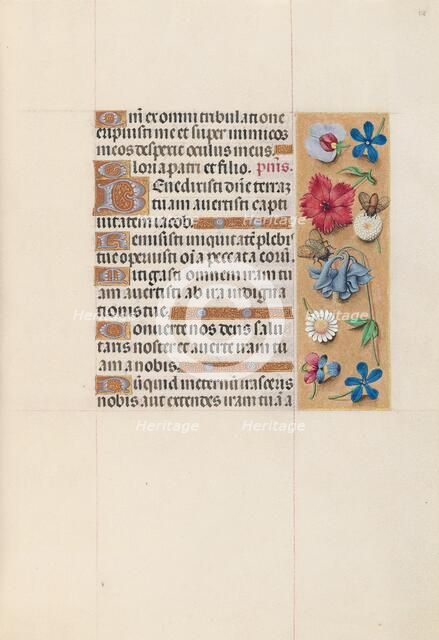 Hours of Queen Isabella the Catholic, Queen of Spain: Fol. 128r, c. 1500. Creator: Master of the First Prayerbook of Maximillian (Flemish, c. 1444-1519); Associates, and.