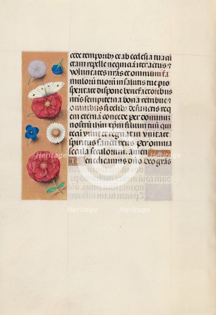 Hours of Queen Isabella the Catholic, Queen of Spain: Fol. 130v, c. 1500. Creator: Master of the First Prayerbook of Maximillian (Flemish, c. 1444-1519); Associates, and.