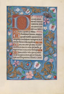 Hours of Queen Isabella the Catholic, Queen of Spain: Fol. 132r, c. 1500. Creator: Master of the First Prayerbook of Maximillian (Flemish, c. 1444-1519); Associates, and