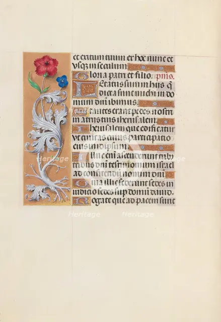 Hours of Queen Isabella the Catholic, Queen of Spain: Fol. 133v, c. 1500. Creator: Master of the First Prayerbook of Maximillian (Flemish, c. 1444-1519); Associates, and.
