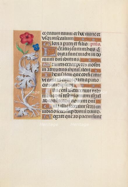 Hours of Queen Isabella the Catholic, Queen of Spain: Fol. 133v, c. 1500. Creator: Master of the First Prayerbook of Maximillian (Flemish, c. 1444-1519); Associates, and.