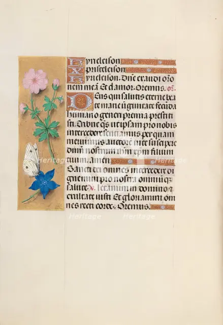 Hours of Queen Isabella the Catholic, Queen of Spain: Fol. 134v, c. 1500. Creator: Master of the First Prayerbook of Maximillian (Flemish, c. 1444-1519); Associates, and.