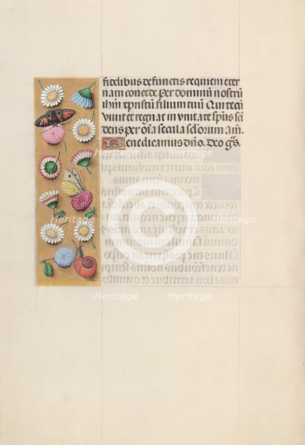 Hours of Queen Isabella the Catholic, Queen of Spain: Fol. 135v, c. 1500. Creator: Master of the First Prayerbook of Maximillian (Flemish, c. 1444-1519); Associates, and.