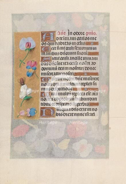 Hours of Queen Isabella the Catholic, Queen of Spain: Fol. 137v, c. 1500. Creator: Master of the First Prayerbook of Maximillian (Flemish, c. 1444-1519); Associates, and.