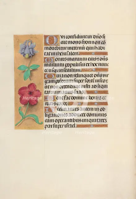 Hours of Queen Isabella the Catholic, Queen of Spain: Fol. 138v, c. 1500. Creator: Master of the First Prayerbook of Maximillian (Flemish, c. 1444-1519); Associates, and.