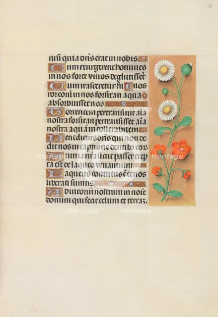 Hours of Queen Isabella the Catholic, Queen of Spain: Fol. 138r, c. 1500. Creator: Master of the First Prayerbook of Maximillian (Flemish, c. 1444-1519); Associates, and.